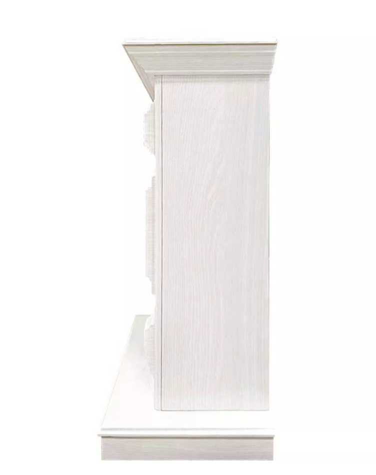 Каминокомплект Хорошие Камины Юпитер с очагом RealFlame Fobos Lux BL S белое дерево