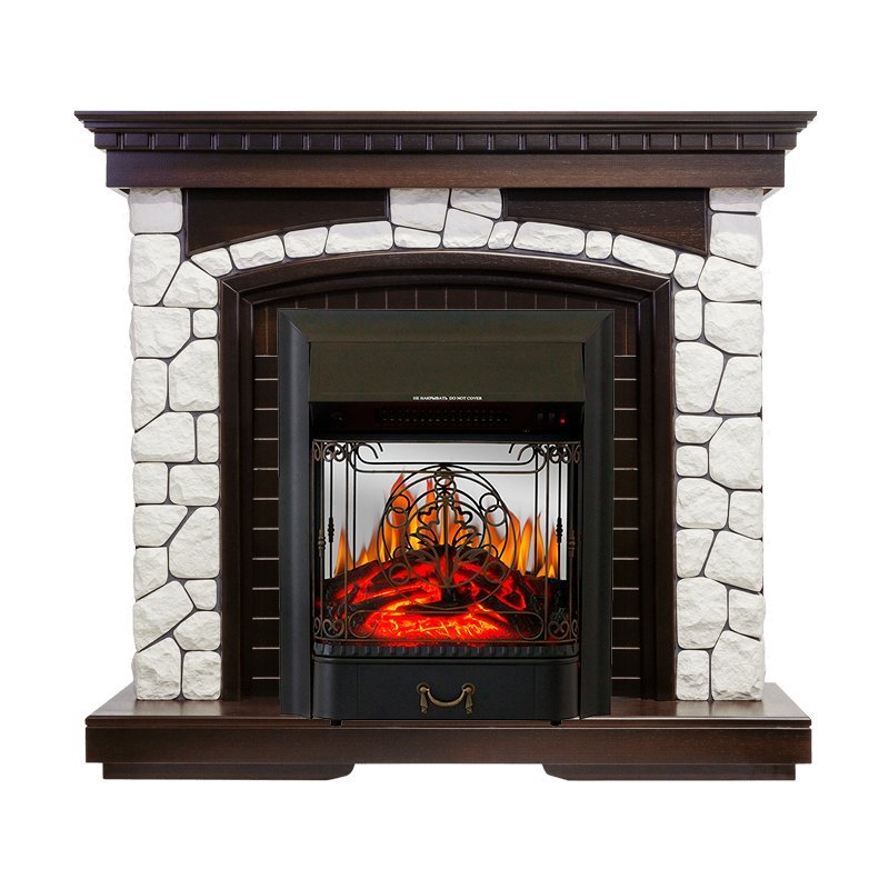 Каминокомплект Royal Flame Glasgow с очагом Majestic FX M Black
