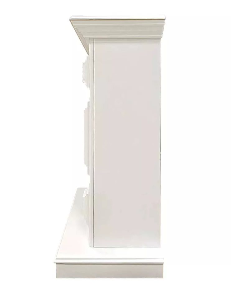 Каминокомплект Хорошие Камины Юпитер с очагом Royal Flame Majestic FX Brass белый