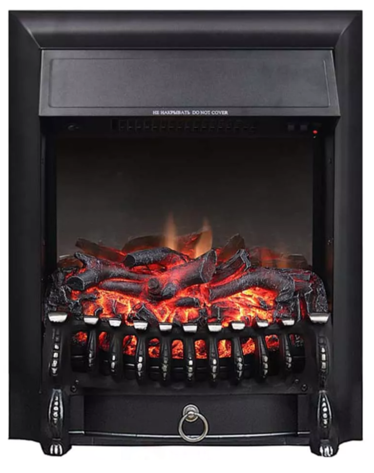 Каминокомплект Хорошие Камины Юпитер с очагом Royal Flame Fobos FX Black белое дерево
