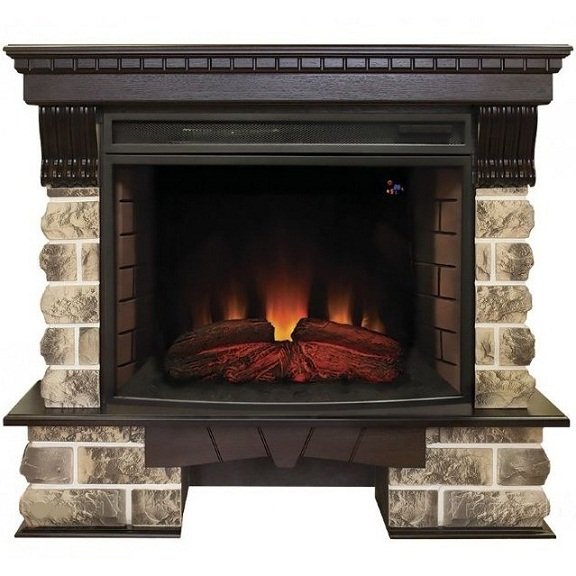 Каминокомплект RealFlame Kansas 33 с очагом Firespace 33 S IR