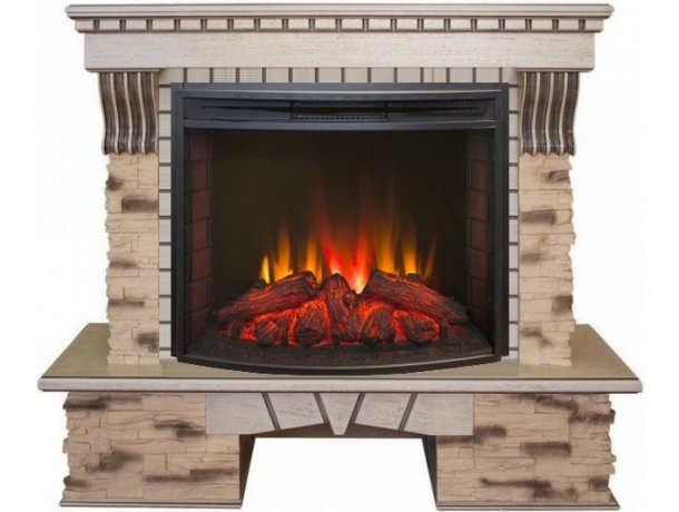 Каминокомплект RealFlame Sorento 25,5 с очагом Evrika 25,5 LED
