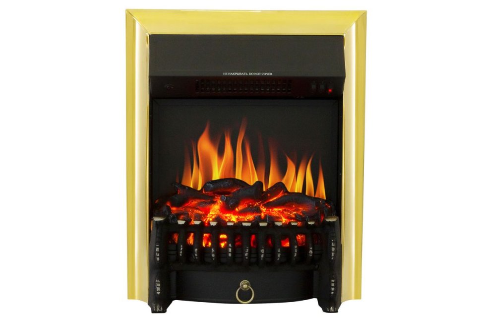 Каминокомплект Royal Flame California STD CRM (Разборный) с очагом Fobos FX Brass санд антрацит