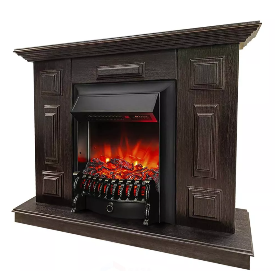 Каминокомплект Хорошие Камины Юпитер с очагом RealFlame Fobos Lux BL S венге