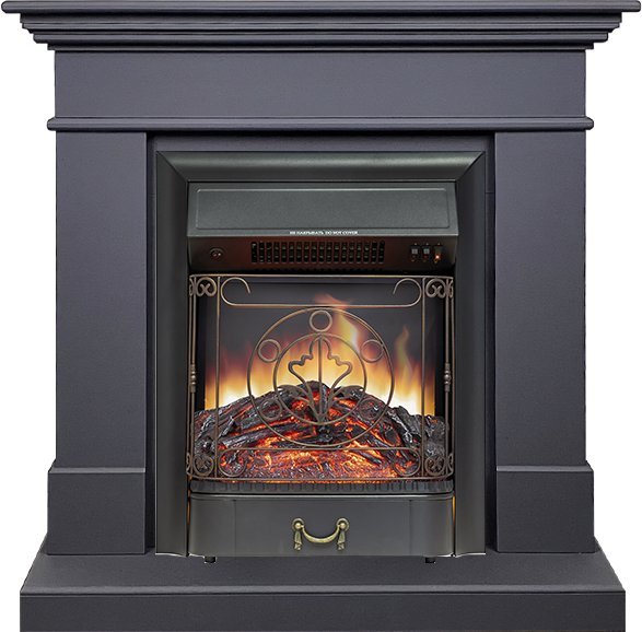 Каминокомплект Royal Flame California STD SFT с очагом Majestic FX Black серый графит (разборный)