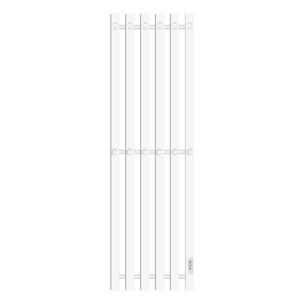 Электрический полотенцесушитель Primoclima Sol Q E White 120*30 6