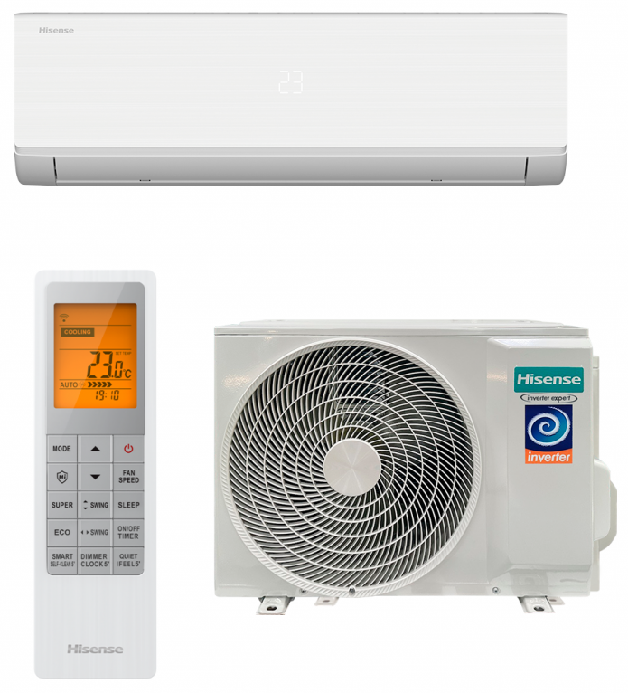 Кондиционер Hisense AS-10UW4RYRHB05 Vibe DC Inverter 2026 Wi-Fi