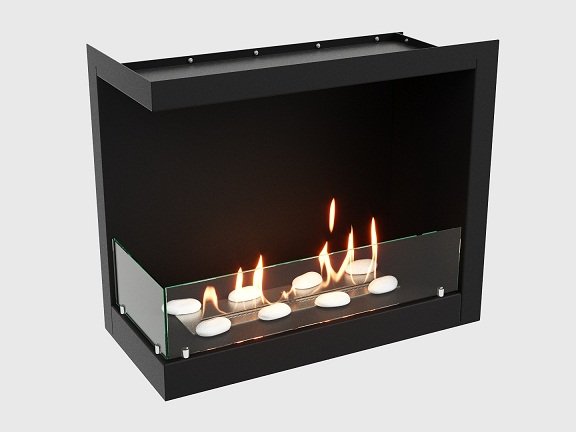 Встроенный биокамин Lux Fire Угловой 755 М