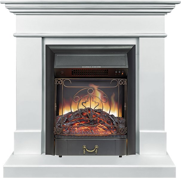 Каминокомплект Royal Flame California STD SFT с очагом Majestic FX Black белый (разборный)