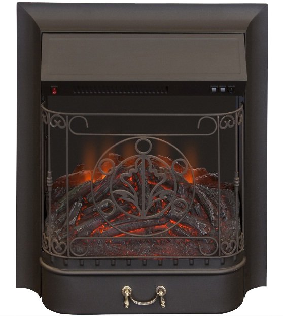 Каминокомплект Interflame Аспен белый патина с очагом Majestic FX M Black
