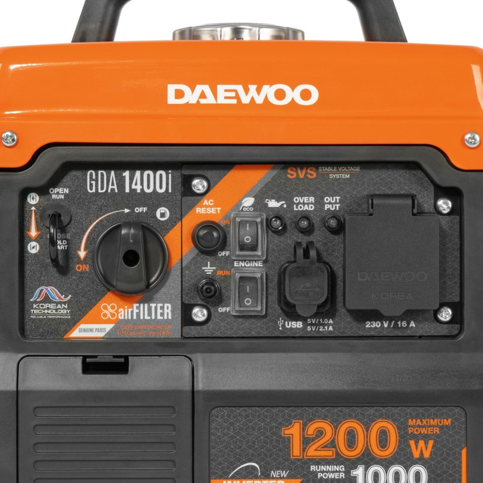 Генератор бензиновый инверторный Daewoo GDA 1400i