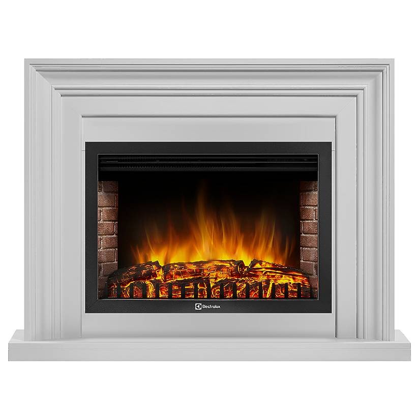 Каминокомплект Firelight Stretto 30 с очагом Electrolux EFP/P-3020LS белый