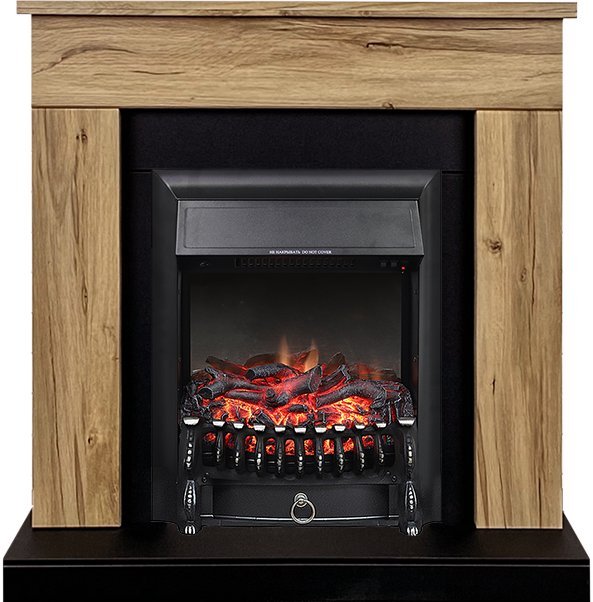 Каминокомплект Royal Flame Bergen c очагом Fobos FX Black дуб галифакс