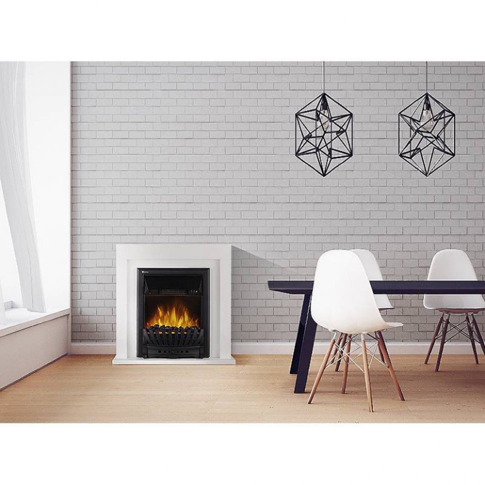 Каминокомплект Firelight Simple Classic с очагом Electrolux EFP/P-1020LS белый