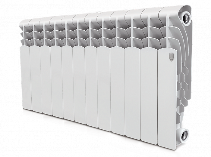 Алюминиевый радиатор отопления Royal Thermo Revolution 350 12 секций