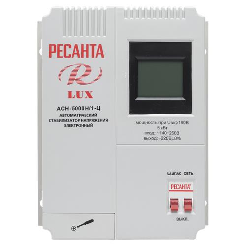 Стабилизатор напряжения Ресанта АСН-5000H/1-Ц Lux