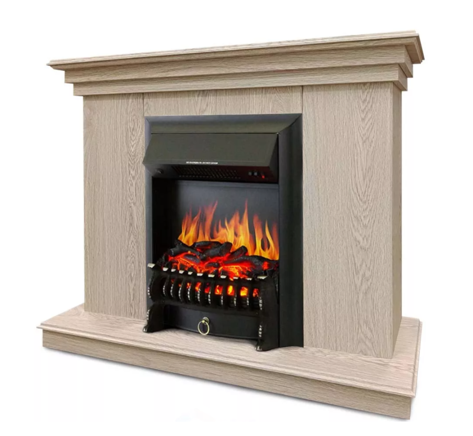 Каминокомплект Хорошие Камины Марс с очагом Royal Flame Fobos FX Black сосна