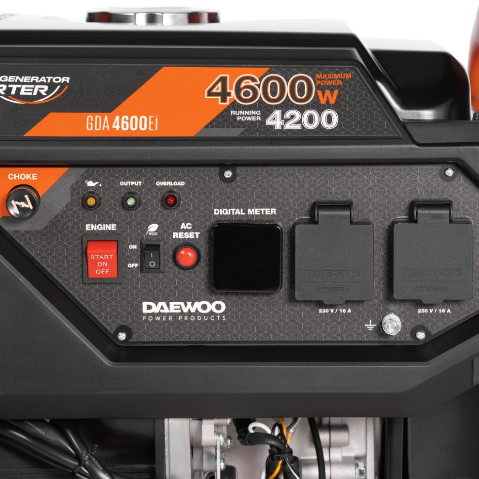 Генератор бензиновый инверторный Daewoo GDA 4600Ei