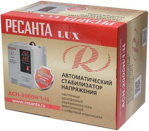 Стабилизатор напряжения Ресанта АСН-2000 Н/1-Ц Lux