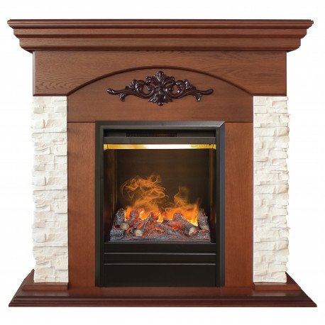 Каминокомплект RealFlame Neapolis NT с очагом 3D Olympic
