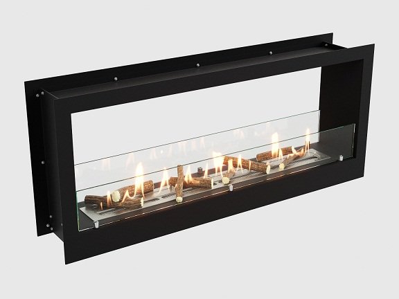 Встроенный биокамин Lux Fire Сквозной 1130 S ВБКС-1130S