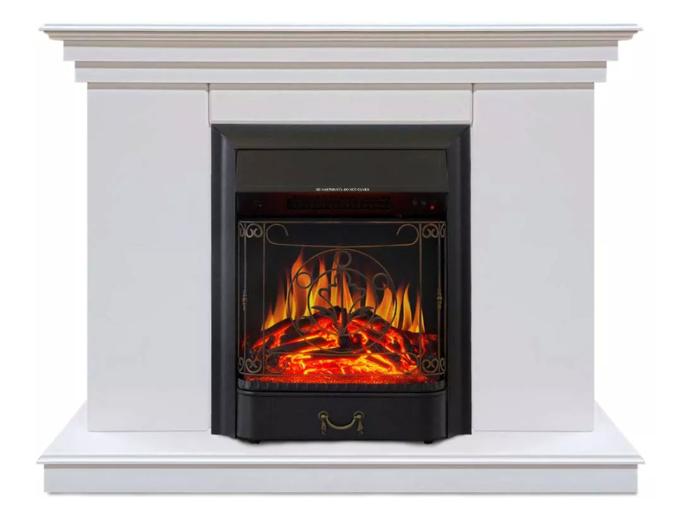 Каминокомплект Хорошие Камины Марс с очагом Royal Flame Majestic FX Black белый