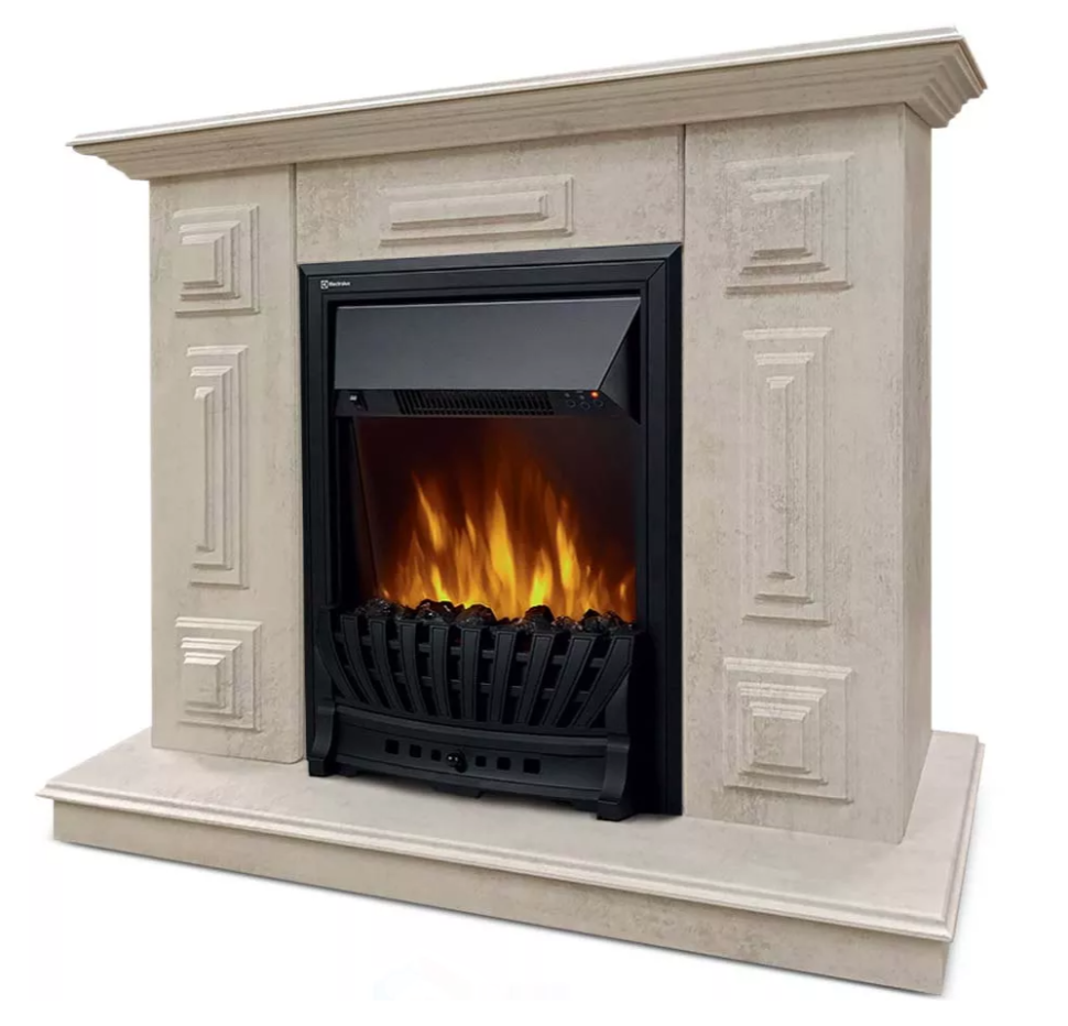 Каминокомплект Хорошие Камины Юпитер с очагом Electrolux Classic EFP/P-1020LS цемент