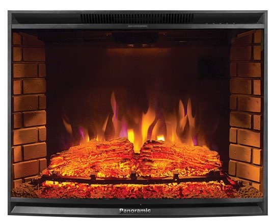 Каминокомплект Interflame Памир сланец темный дуб с очагом Panoramic 33 LED FX