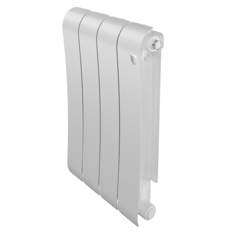 Биметаллический радиатор отопления Royal Thermo Infinity 500 4 секции Bianco Traffico