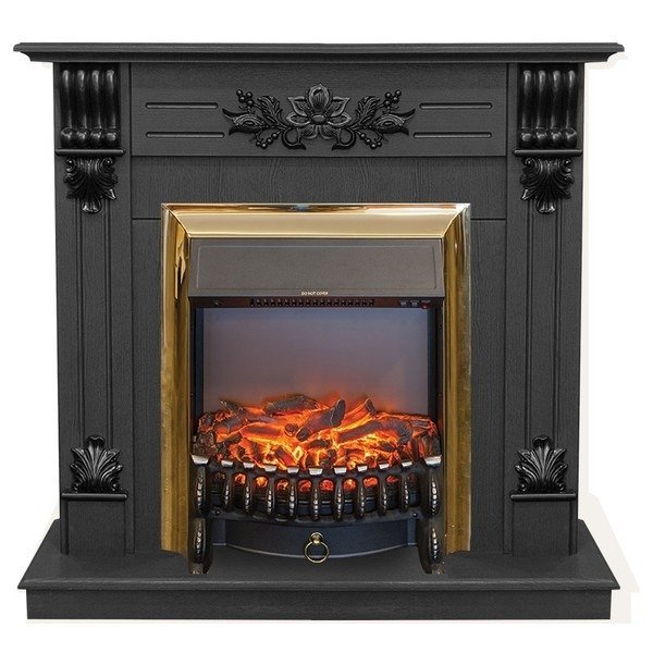 Каминокомплект RealFlame Ottawa STD/EUG DN с очагом Fobos Lux Brass S