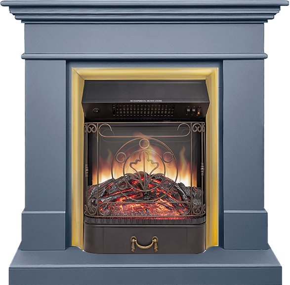 Каминокомплект Royal Flame California STD CRM (Разборный) с очагом Majestic FX M Brass санд антрацит
