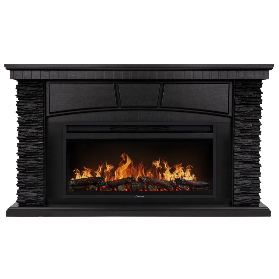 Каминокомплект Electrolux EFP/P-3620LS портал Porto 42/40/36 камень чер. шп. венге