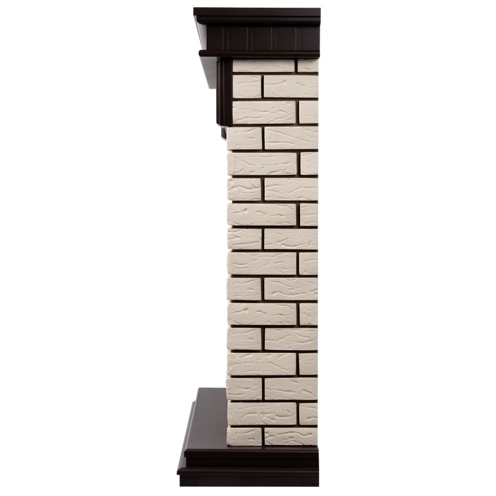 Портал Firelight Bricks Classic камень бежевый/шпон темный дуб