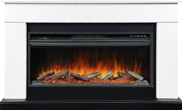 Каминокомплект Royal Flame Bergen с очагом Vision 42 LOG LED белый