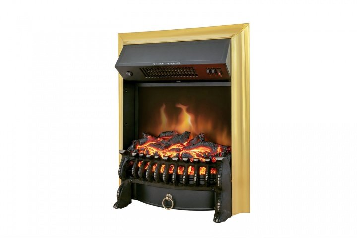Каминокомплект Royal Flame Oxford с очагом Fobos FX Brass орех