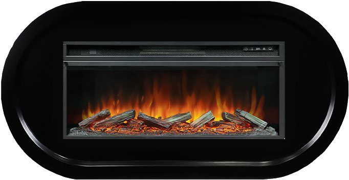 Каминокомплект Royal Flame Ellipse с очагом Vision 42 LOG LED black