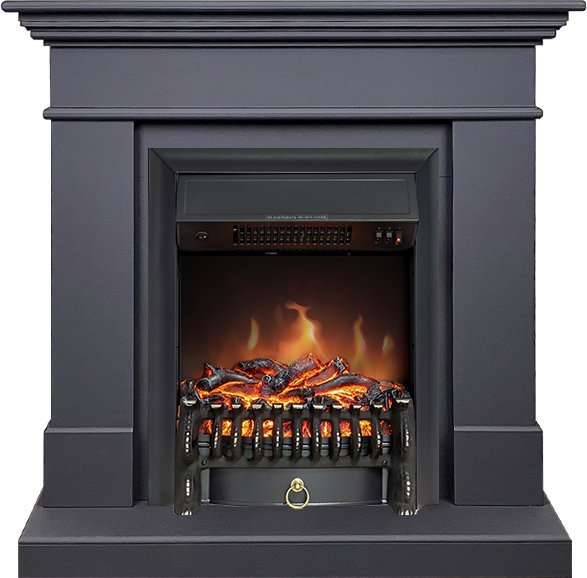 Каминокомплект Royal Flame California STD SFT с очагом Fobos FX Black серый графит (разборный)