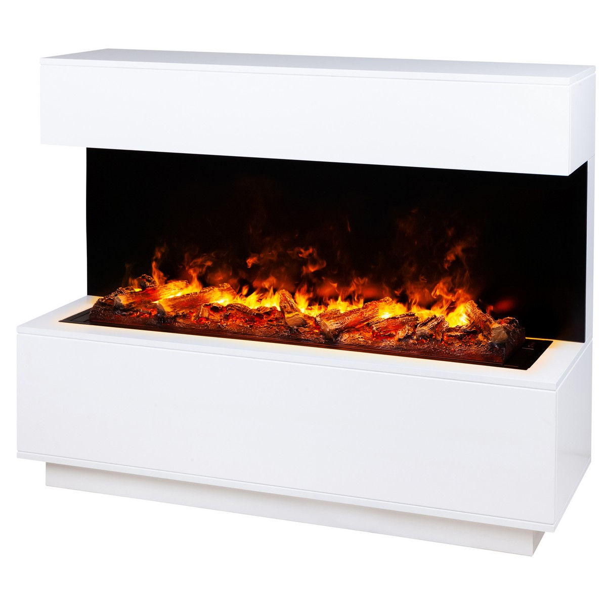Электрокамин RealFlame Modern CST1000 WT белый с очагом 3D Cassette 1000