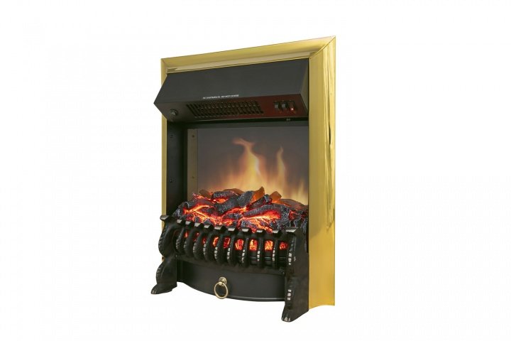 Каминокомплект Royal Flame Oxford с очагом Fobos FX M Brass орех