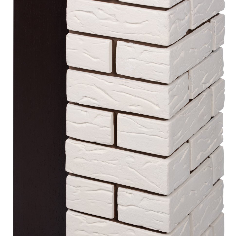 Портал Firelight Bricks Classic камень бежевый/шпон темный дуб