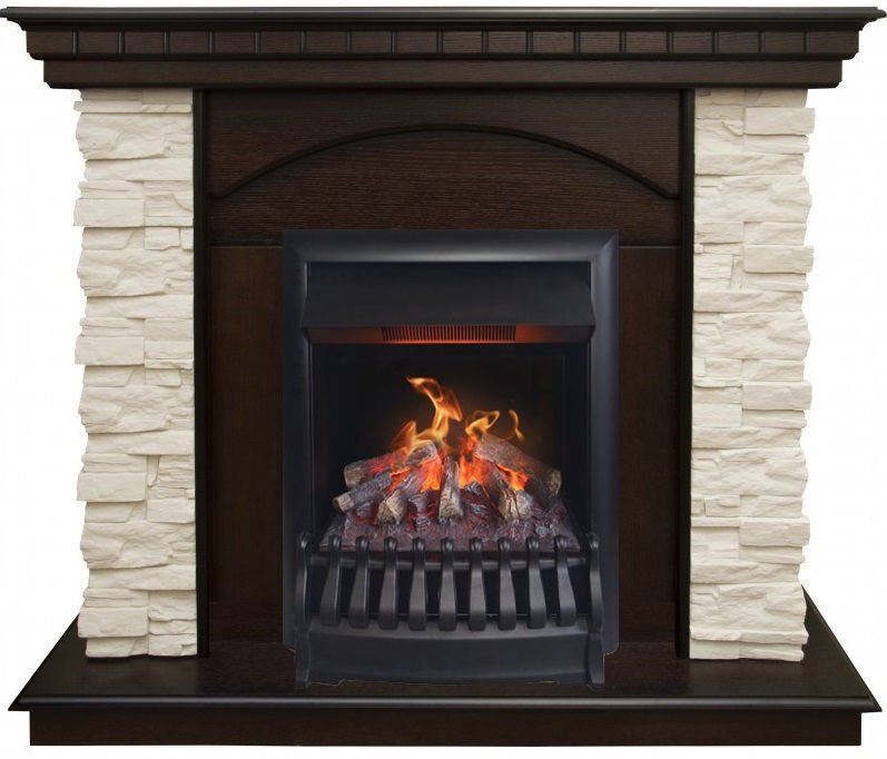 Каминокомплект RealFlame Elford STD/EUG/25'5/HL AO с очагом 3D Oregan