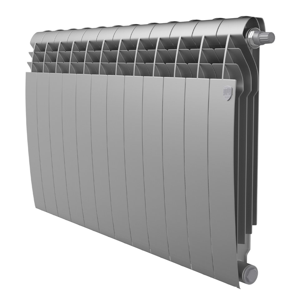 Биметаллический радиатор отопления Royal Thermo BiLiner 500 Silver Satin VR80 12 секций