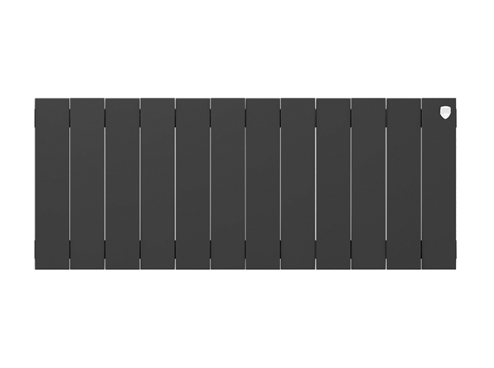 Биметаллический радиатор отопления Royal Thermo PianoForte 300 черный 12 секций