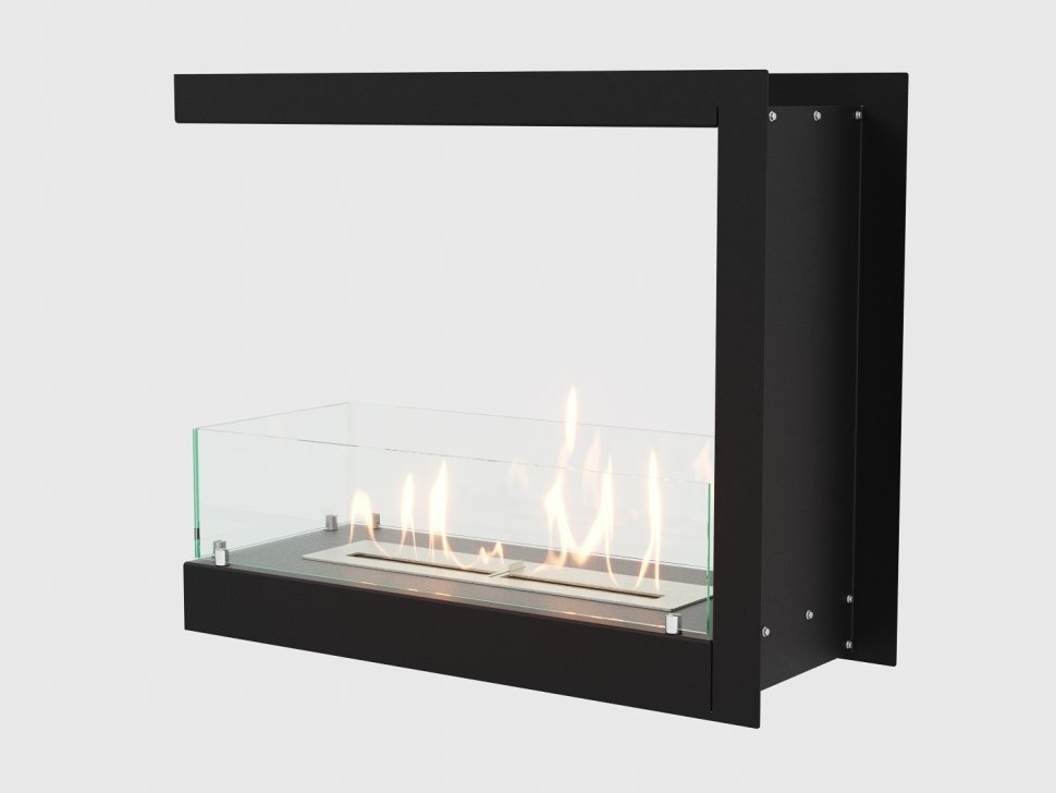 Встроенный биокамин Lux Fire Торцевой 755 М