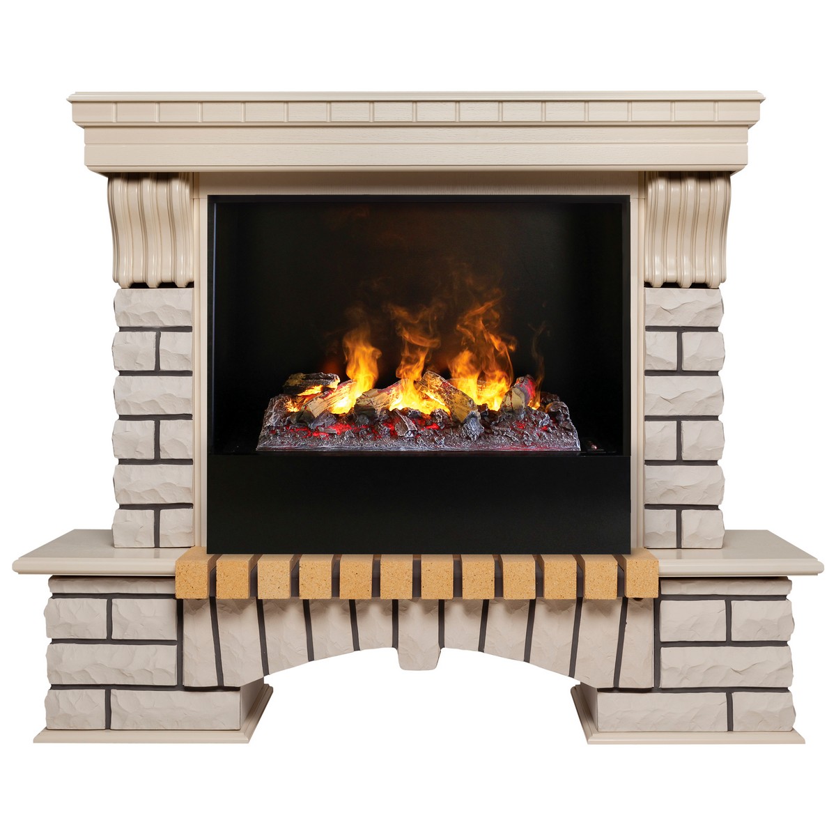 Электрокамин RealFlame Country 26 WT с очагом 3D Cassette 630