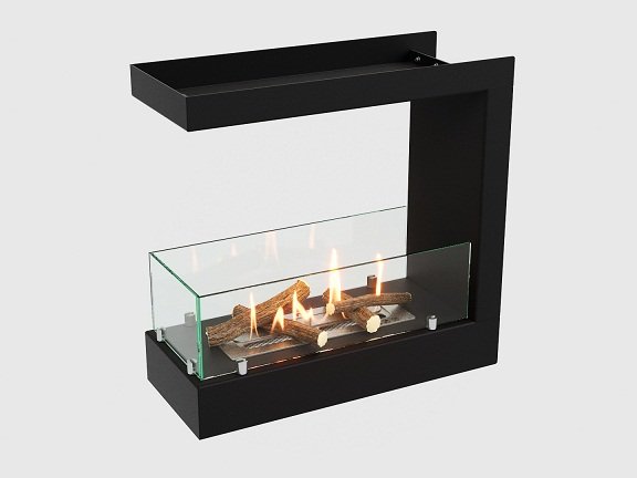 Встроенный биокамин Lux Fire Торцевой 490 S ВБКТ-490S