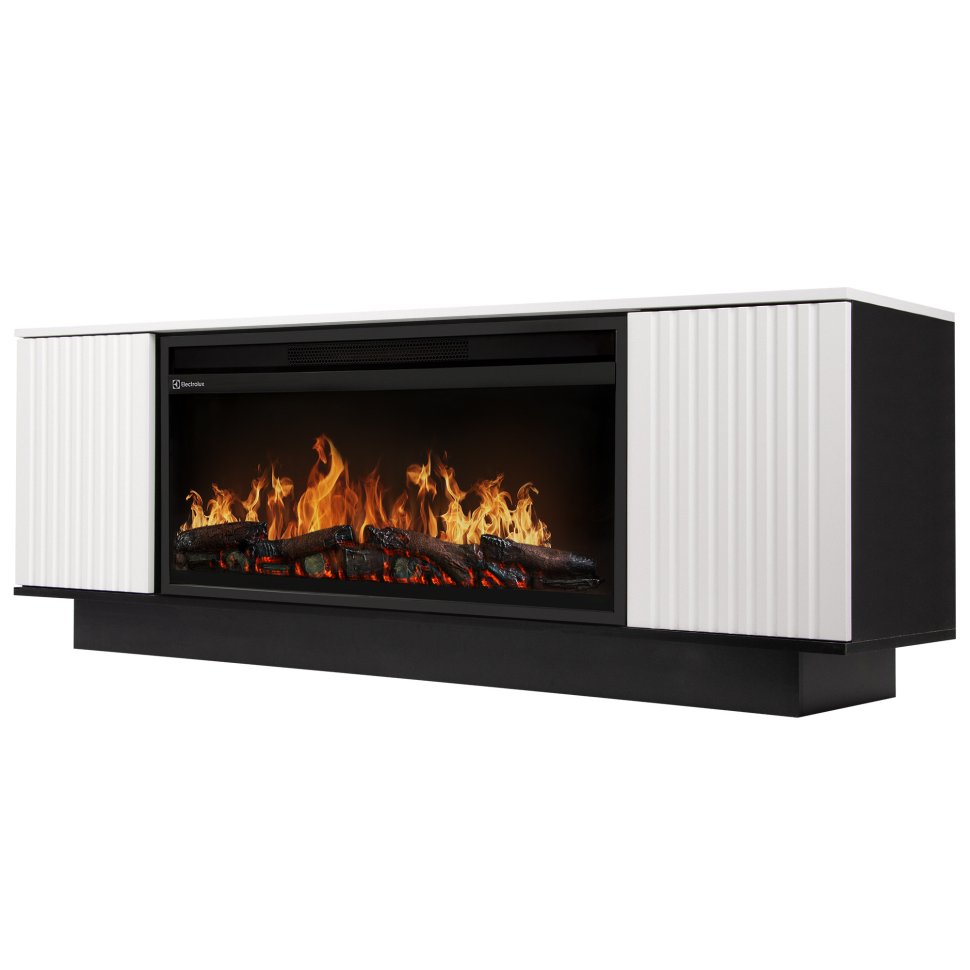 Каминокомплект Electrolux EFP/P-3020LS портал Combi 30 белый черный р/в