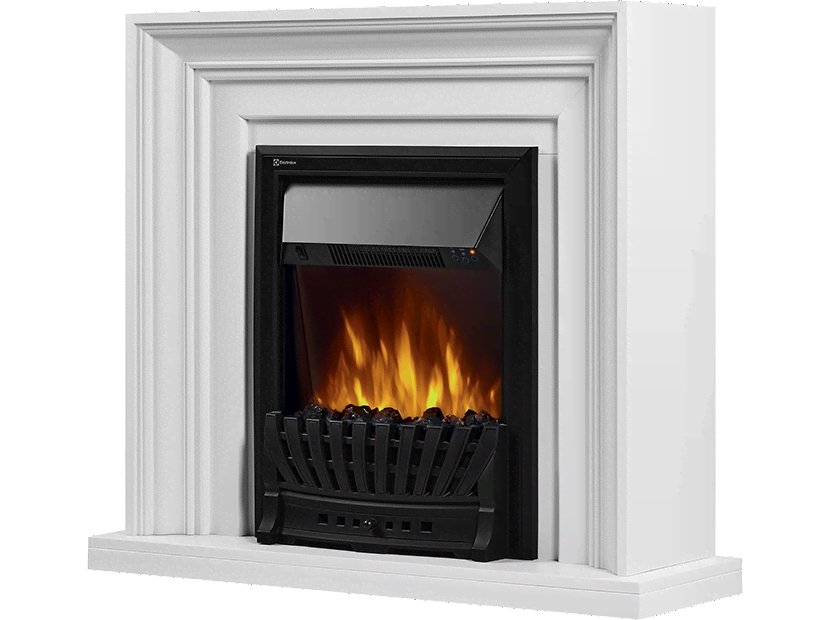 Каминокомплект Firelight Stretto Classic с очагом Electrolux EFP/P-1020LS белый