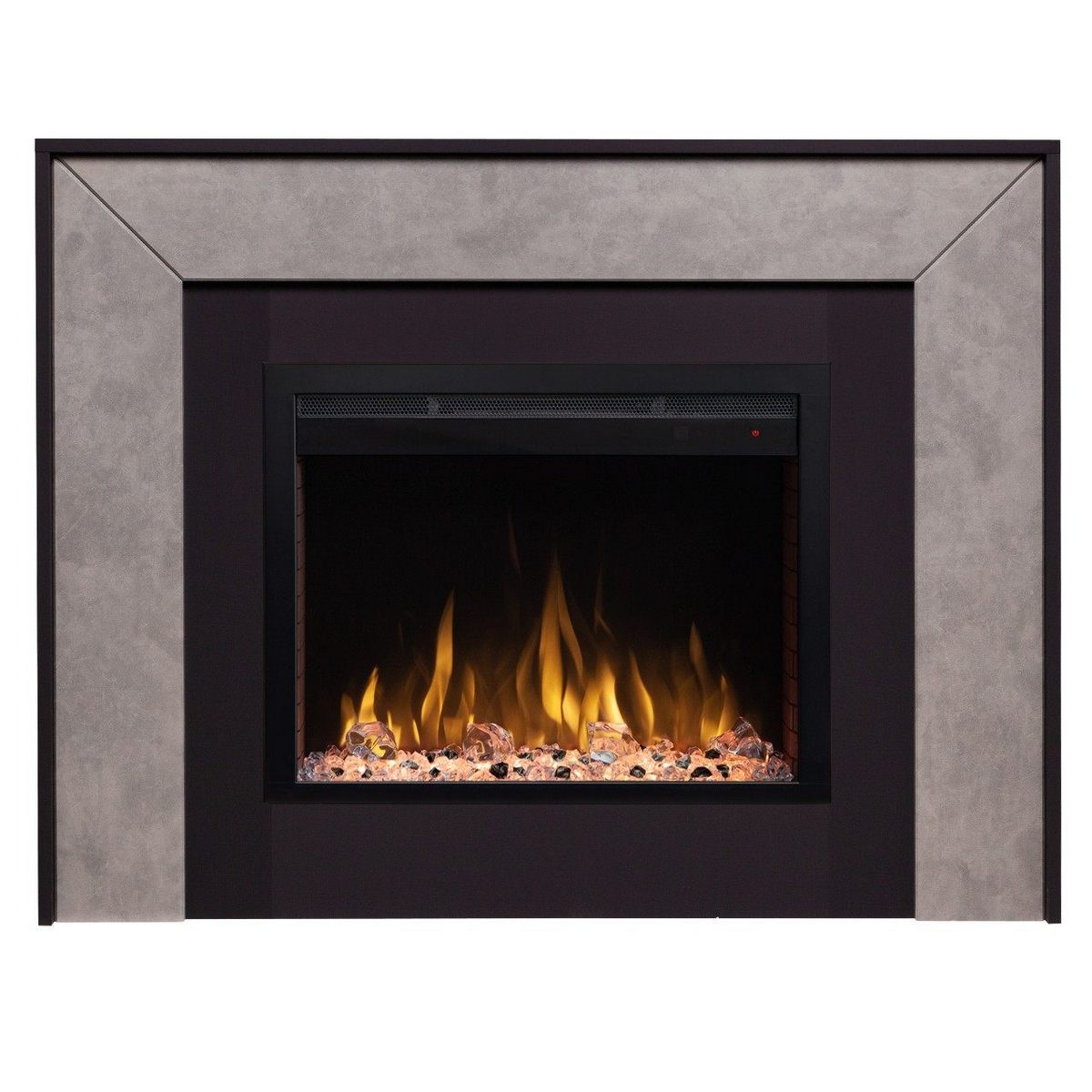 Электрокамин RealFlame Jersey 25,5 GR графит с очагом Saphir 25,5