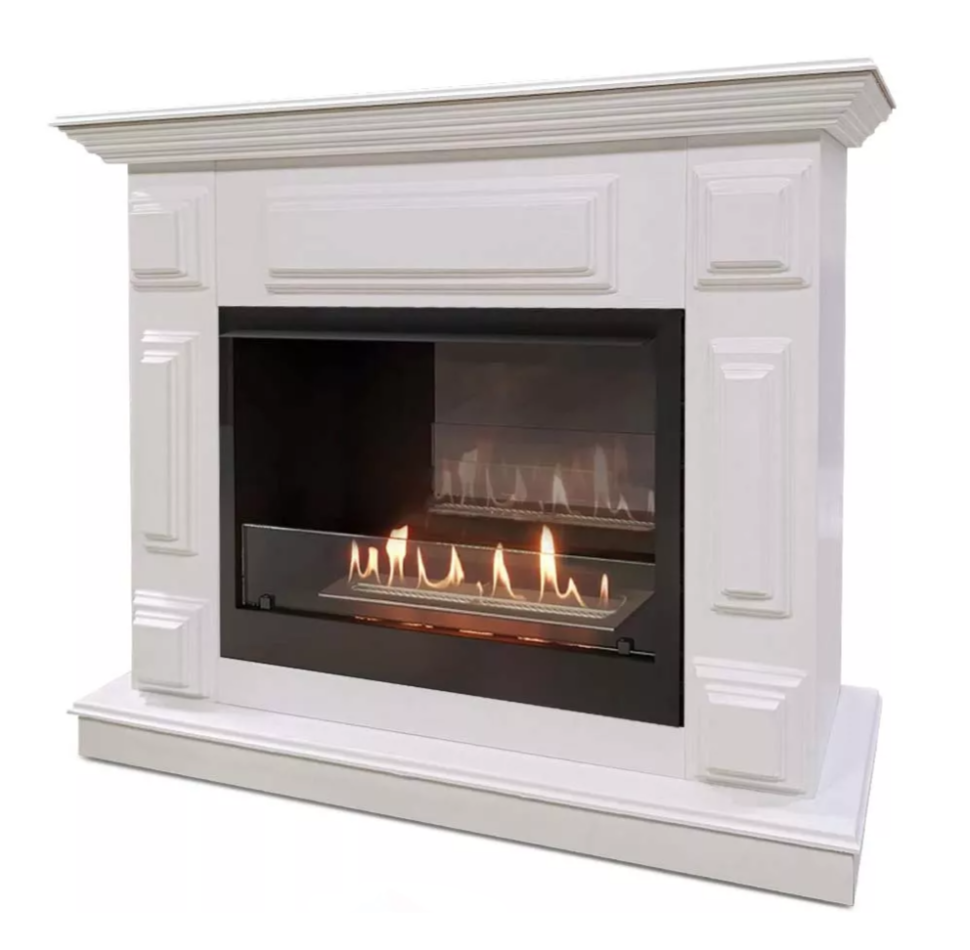 Каминокомплект Хорошие Камины Юпитер с очагом Firelight BFP/P-2520 белый